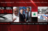 Siria-G20 – La Lettera di Francesco: Evitate il Massacro