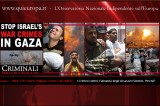 Gaza – La Menzogna Sionista e la Strage degli Innocenti