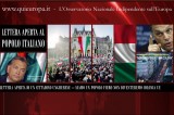 Lettera Aperta al Popolo Italiano di un Ungherese – Basta Falsità! E’ in atto un Golpe contro il Nostro Governo