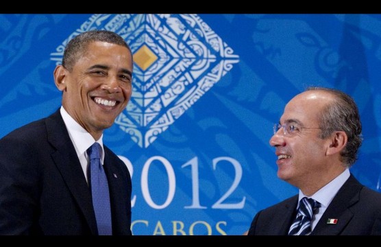 Los Cabos, Messico - G20, Barack Obama e il Presidente messicano, Felipe Calderon