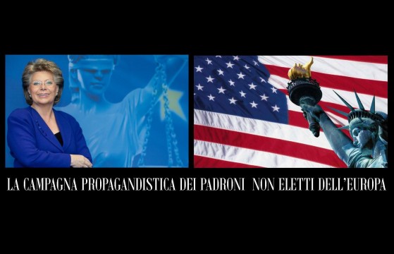 Viviane Reding - Vicepresidente della Commissione europea - Tra le artefici della Propaganda del Superstato Ue