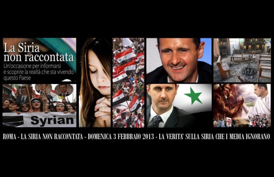 La Siria non Raccontata - Domenica 3 Febbraio 2013, ROMA Syria