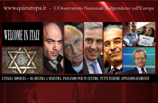 Benvenuti nell'Italia Sionista