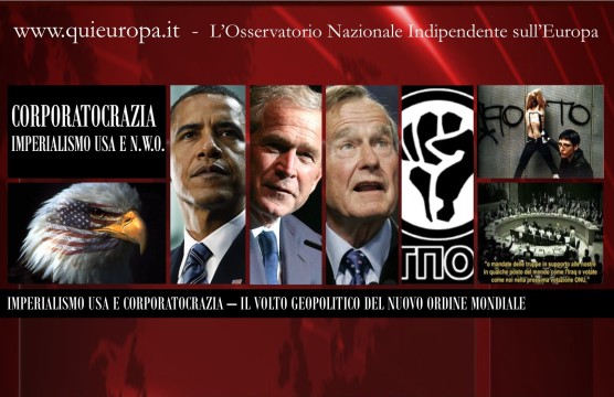 Corporatocrazia Usa e Nuovo ordine Mondiale - New World Order