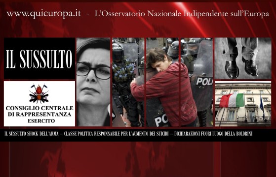 Suicidi in Italia - La Denuncia shock dei Carabinieri