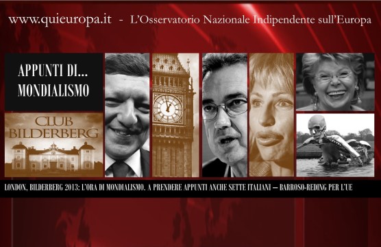 7 Italiani al Bilderberg di Londra