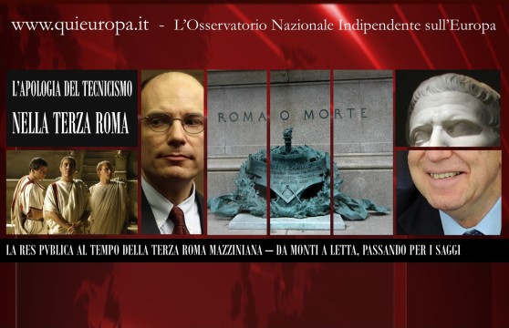 La Repubblica dei Saggi, da Monti a Letta