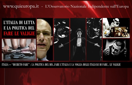 Letta Decreto Fare - Giochi di Prestigio