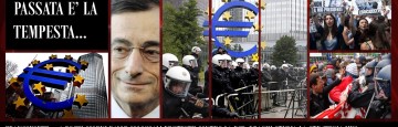 Mario Draghi - EBC Protest