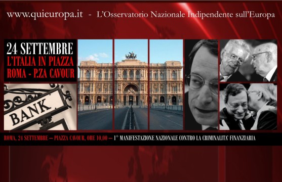 Roma - Prima Manifestazione Nazionale Contro la Criminalità Economico-Finanziaria e Giudiziaria - 24 Settembre
