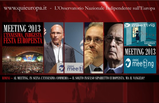 Meeting Rimini - Enrico Letta - Papa Francesco - Monito