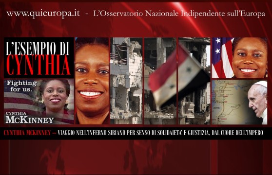 cynthia mckinney - siria - papa francesco