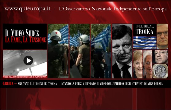Video attivisti alba dorata - Grecia