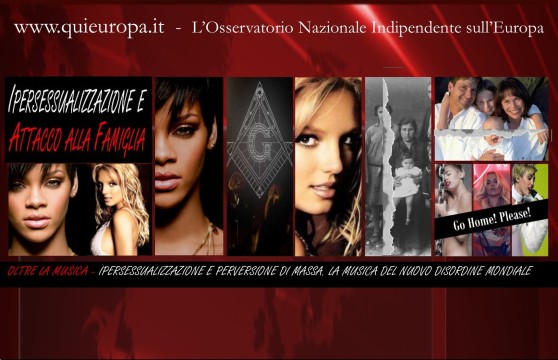 britney spears - rihanna - ipersessualizzazione e attacco alla Famiglia