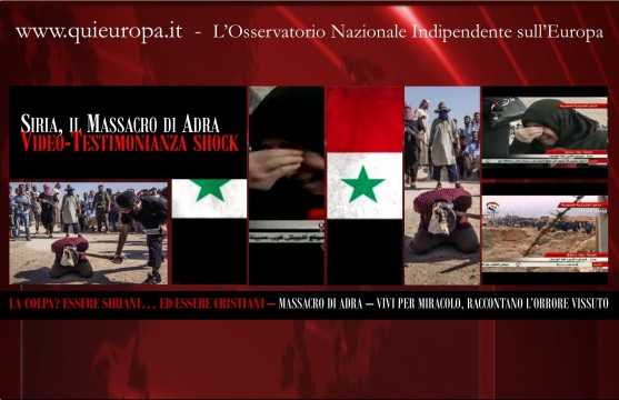 Il Massacro di Adra - Siria