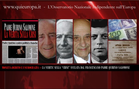 Padre Quirino Salomone - Crisi e Usurocrazia