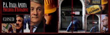 Tajani - P.A. - Procedura di Infrazione contro l'Italia