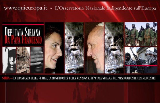 Papa Francesco - Verità sulla Siria