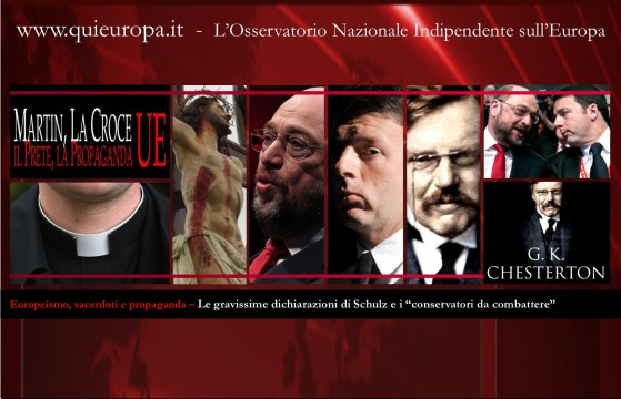 Europeismo - Martin Schulz - Crocifisso - PD