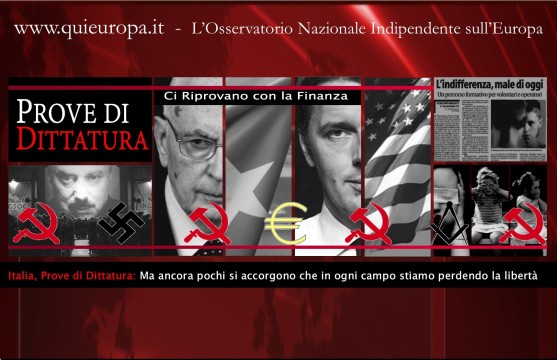 Dittatura Italia - euro - comunismo - nazismo - europeismo