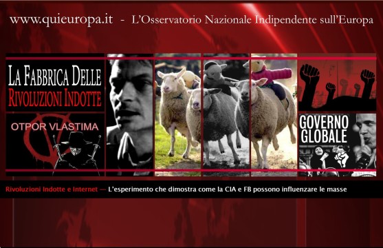 Rivoluzioni Indotte - Facebook - CIA