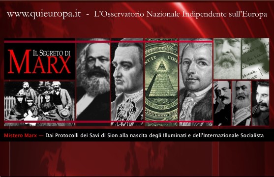 mistero marx - protocolli dei savi di sion e internazionale socialista