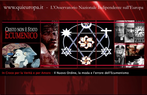 Ecumenismo - Nuovo Ordine Mondiale