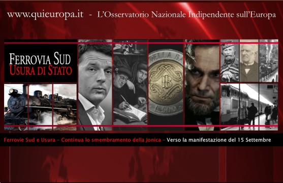 Ferrovia Jonica - CIUFER - Manifestazione 15 Settembre