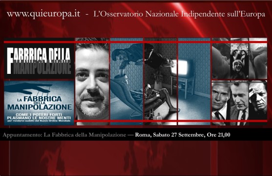 Roma - Gianluca Marletta - La Fabbrica della Manipolazione