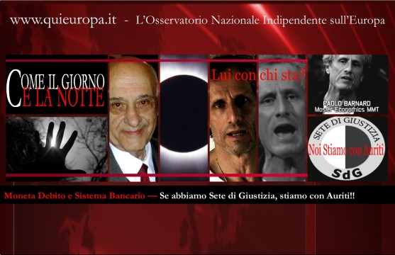 sete di giustizia - Noi stiamo con Giacinto Auriti