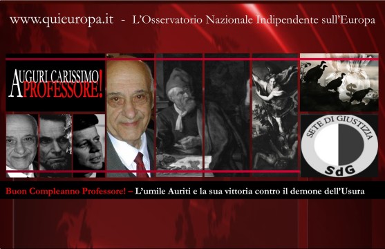 Buon Compleanno Professore - Giacinto Auriti e la sua vittoria contro l'usura