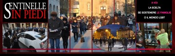 Sentinelle in Piedi - Violenti Paladini del Nuovo Disordine Mondiale contro le sentinelle pacifiche