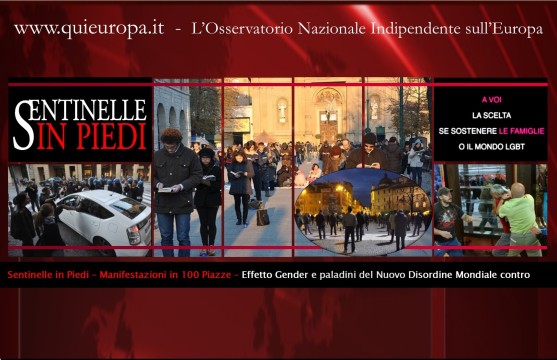 Sentinelle in Piedi - Violenti Paladini del Nuovo Disordine Mondiale contro le sentinelle pacifiche