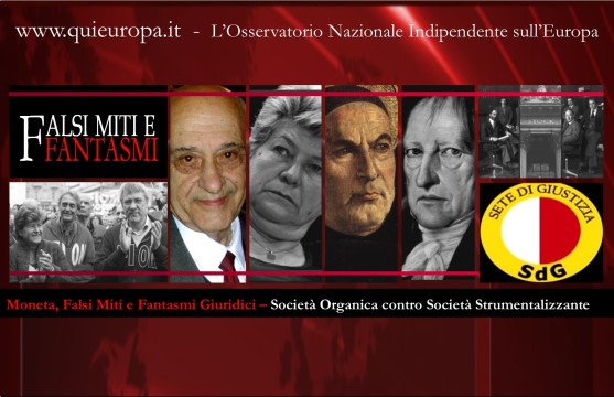 Giacinto Auriti - Moneta, Massoneria e Società Organica
