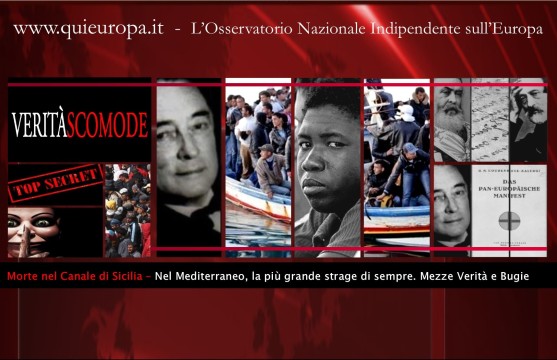 900 morti nel Mediterraneo - Piano Kalergi - tragedia