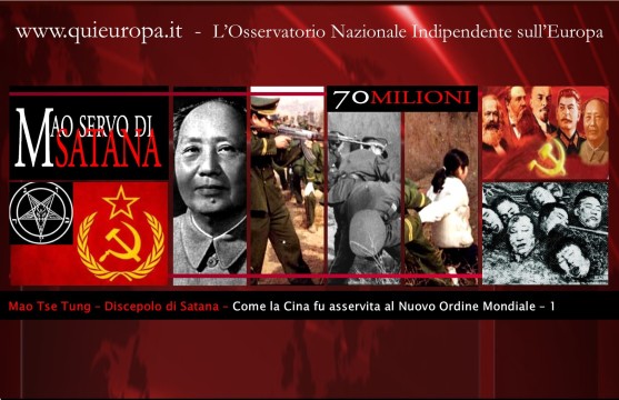 Cina - Nuovo Ordine Mondiale - Mao Tse Tung