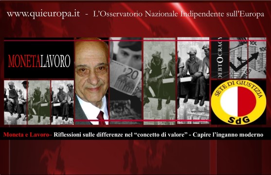 moneta - lavoro - valore