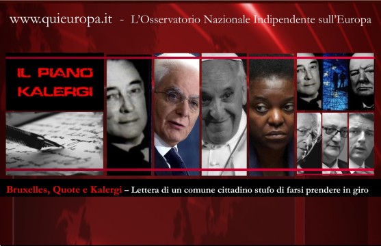 Piano Kalergi - Quote -Unione Europea