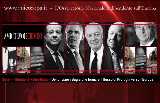 Lettera di Padre Daniel Maes - Siria - Profughi, crimini e Bugie