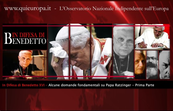 In difesa di Papa Benedetto XVI - di Patrizia Stella e Sergio Basile