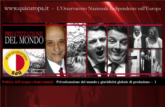 privatizzazione dell'acqua