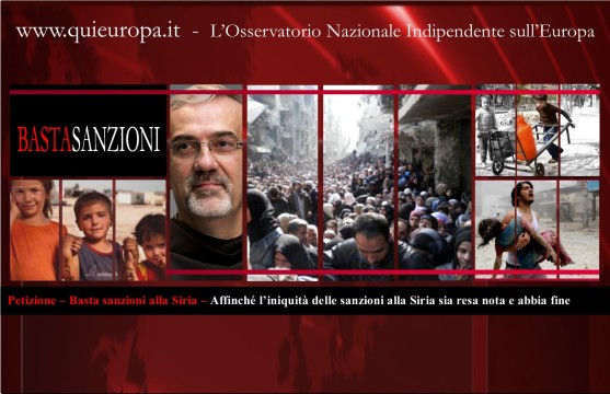 Petizione – Basta sanzioni alla Siria 