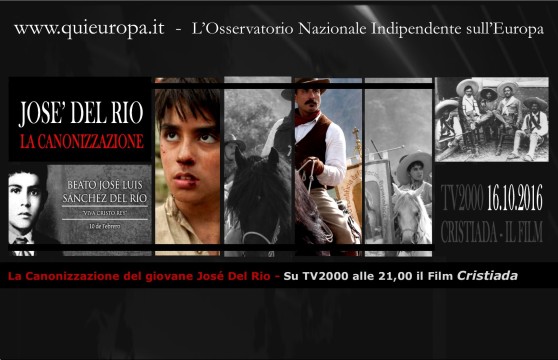La Canonizzazione del giovane José Del Rio - Su TV2000 alle 21,00 il Film Cristiada 