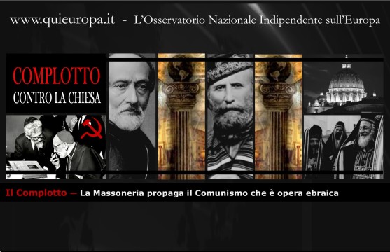 La Massoneria propaga il Comunismo che è opera ebraica