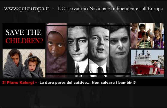 Il Piano Kalergi - save the children - bambini